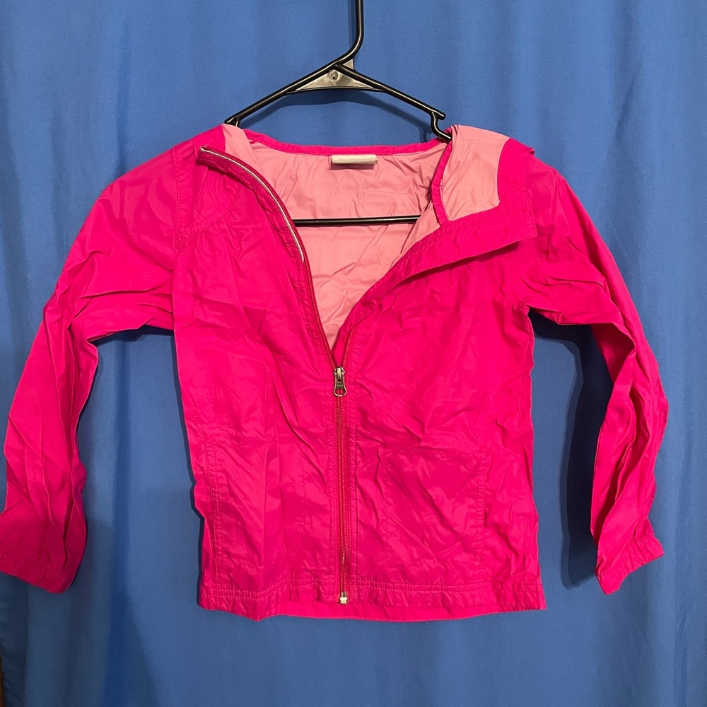 Vibrant Pink Zip-Up Jacket